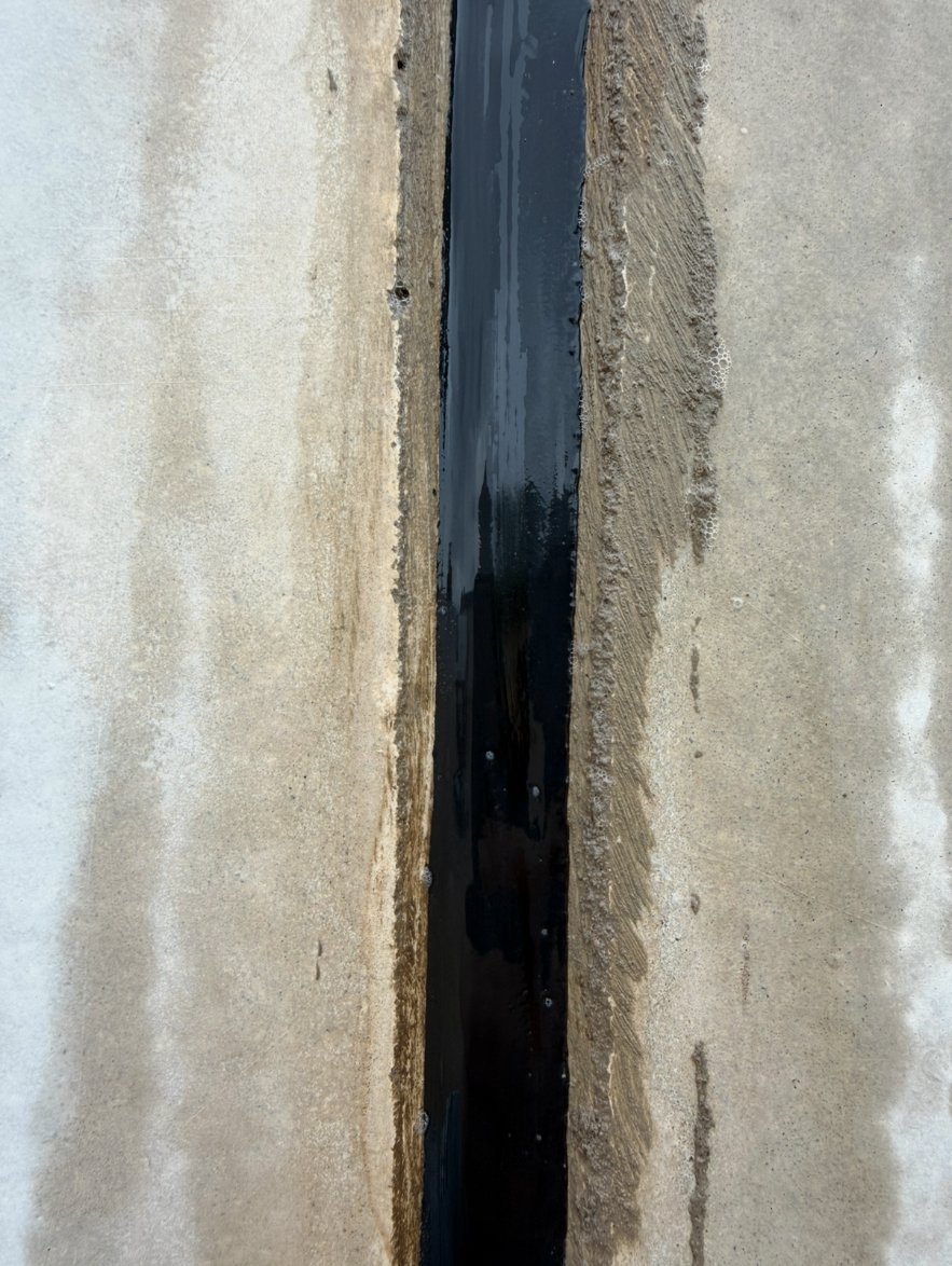 Fugenabdichtung – Beton, vor dem Verfugen